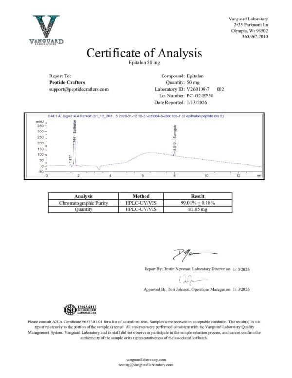 Epitalon-PC-G2-EP50-HPLC-pdf.jpg Epitalon (Epithalon) (80mg)